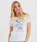 Plant Print TShirt - Indigo