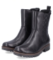Side Zip Calf Boot - Black