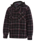 Granite Hooded Work Fleece - Black Check