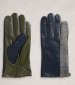 Layla Leather Gloves - Navy