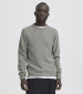 Karl Lambswool Crew Neck Jumper - Monument Melange