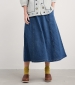 Restharrow Skirt - Mid Wash