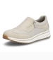 Side Zip Trainer - Cream
