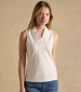 Heidi Sleeveless Top - Cream