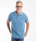 Indy Garment Dyed Polo - Washed Blue