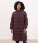 Savannah Ladies Long Coat - Damson