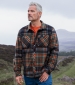 Balbeggie Fleece Shacket - Green/Rust