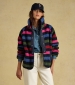 Eva Ladies Fleece - Navy Stripe