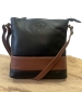 Equatorial Top Zip Bag - Black/Tan