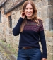Jura Fair Isle Crew Pullover - Navy
